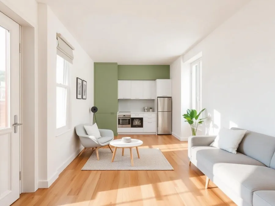 Pintura interior — Monoambiente